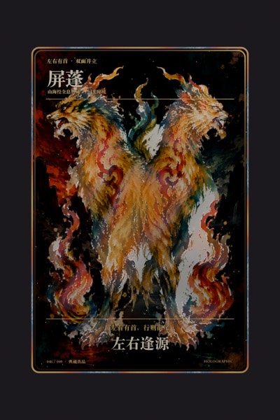 屏蓬卡面