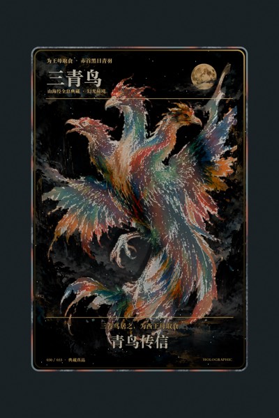 三青鸟卡面