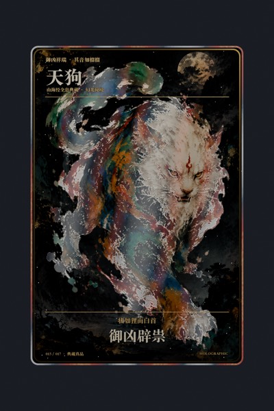 天狗卡面